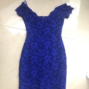 blue lace dress size 6